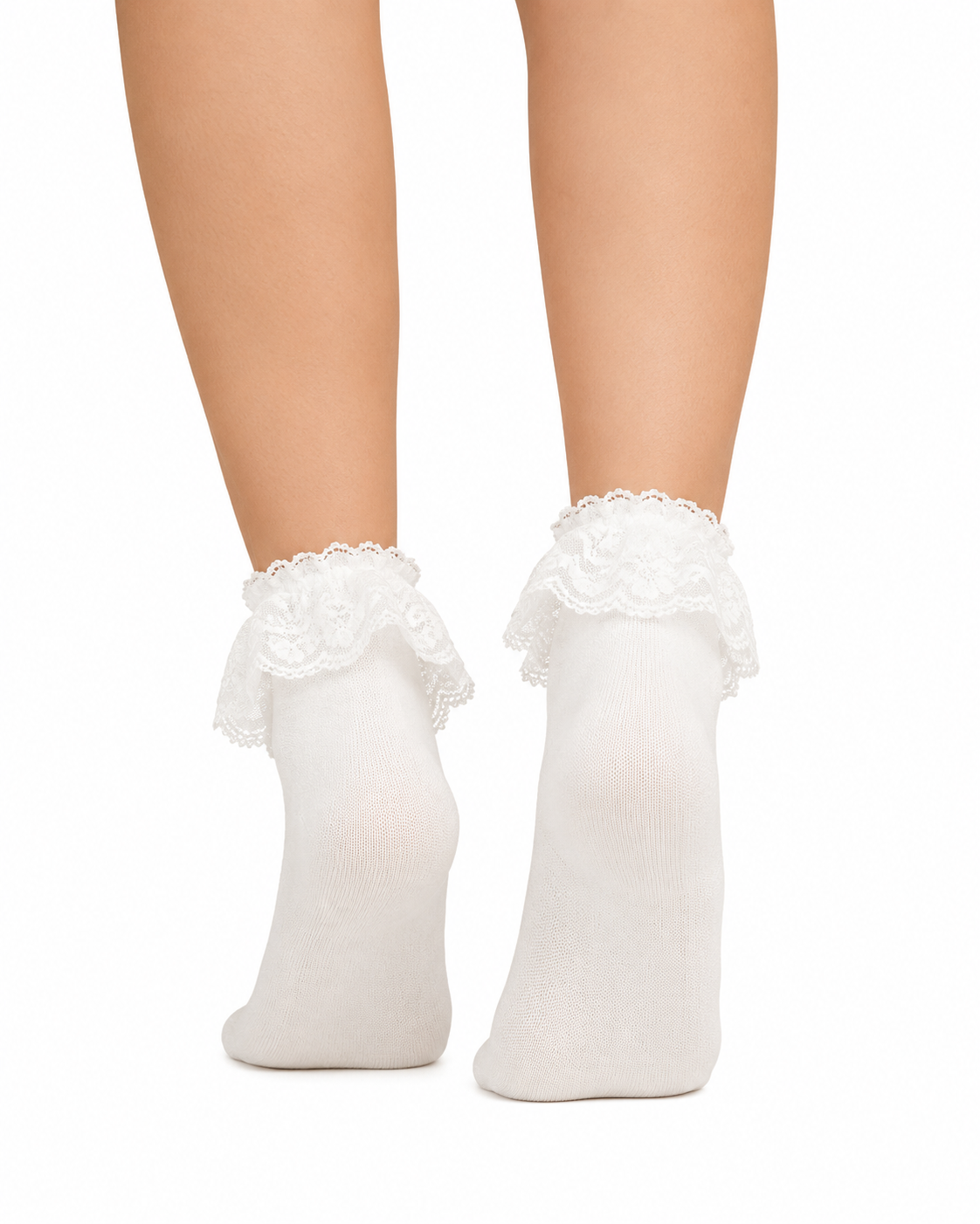 Women’s Lace Trim Crew Socks thumb 3