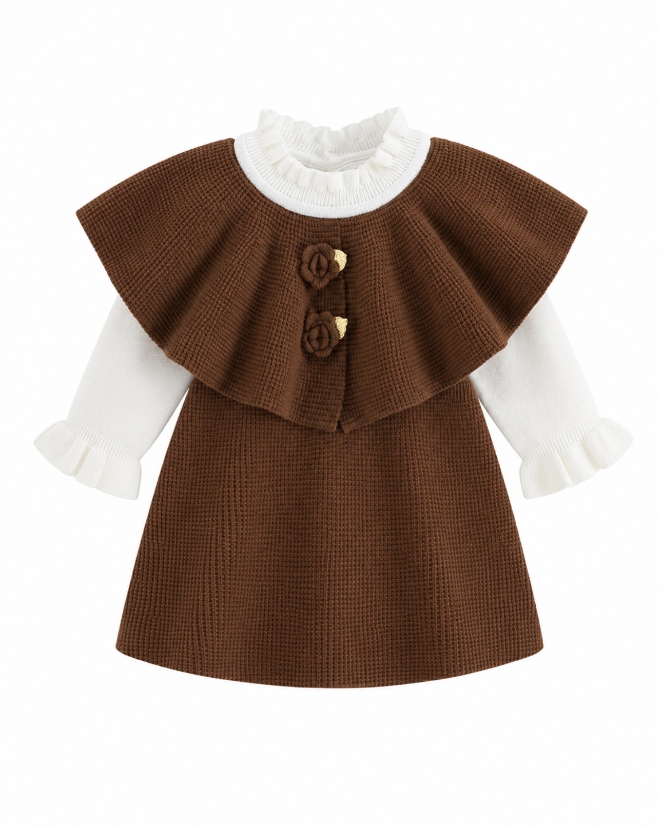 Baby Girl Winter Dress / Knitted Sweater Dress