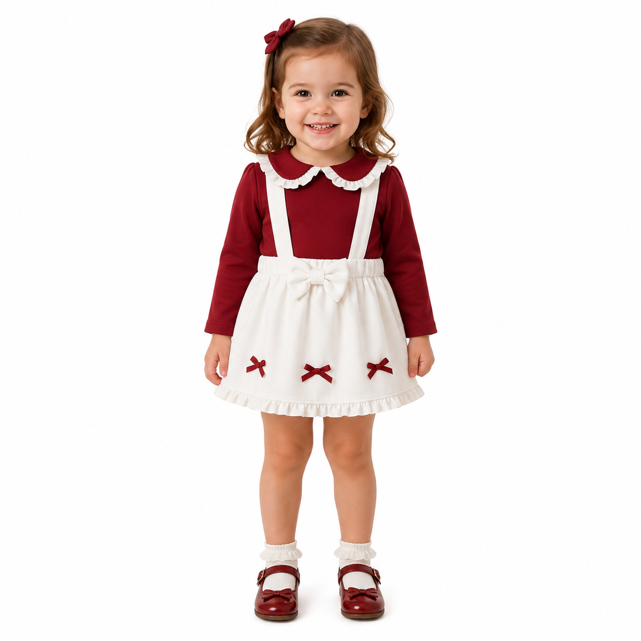 2pcs Baby Girl Outfit / Valentine Style Set thumb 2