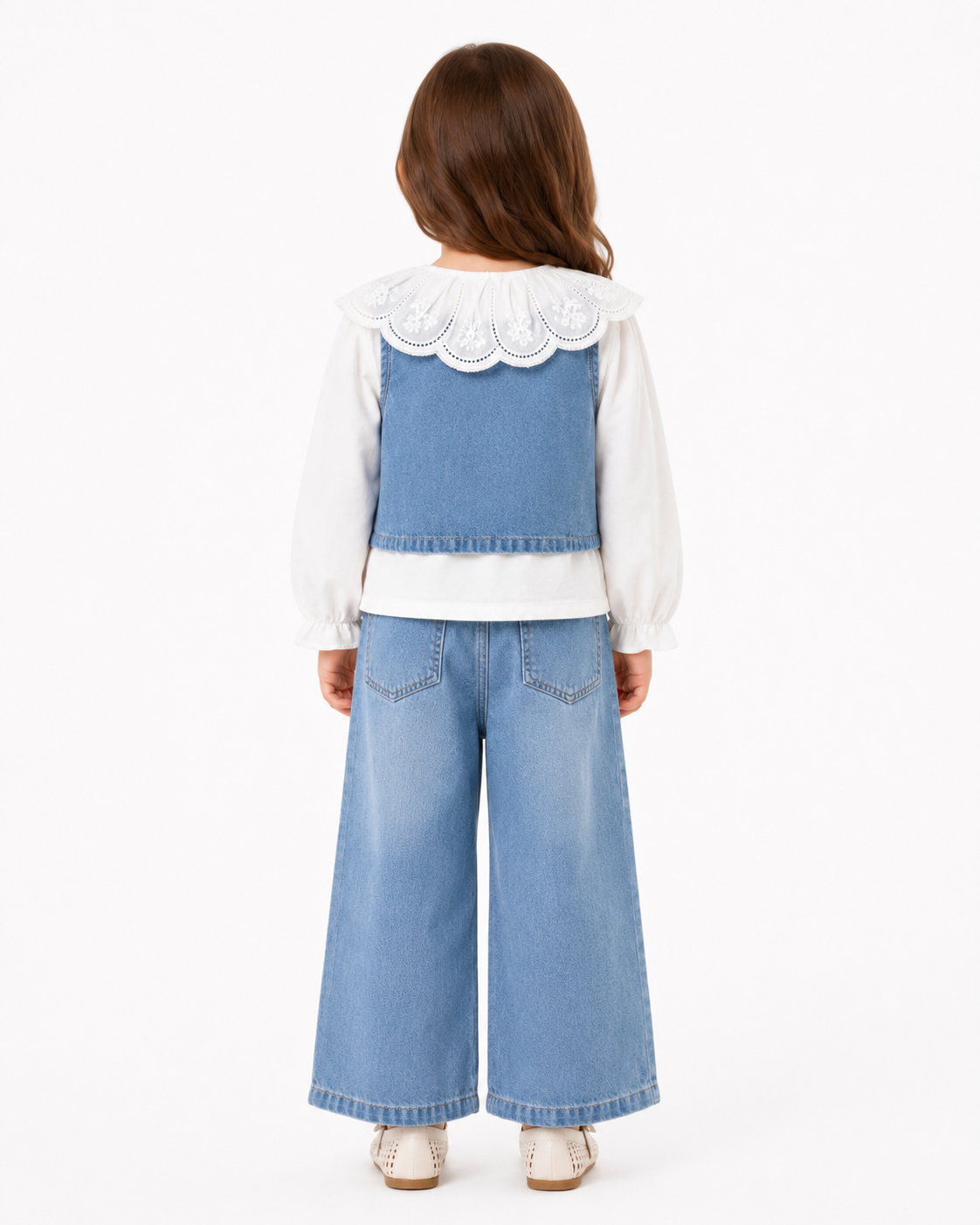 Baby Girl Denim Outfit Set thumb 3
