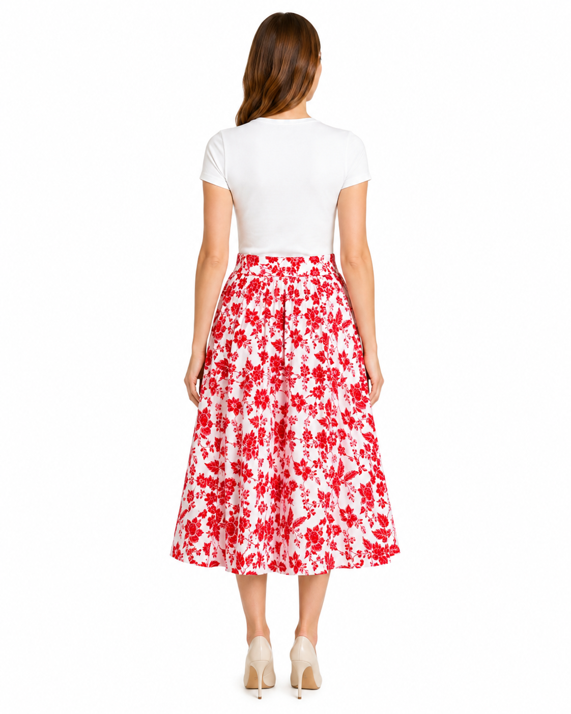 Women’s Long Floral Skirt thumb 3