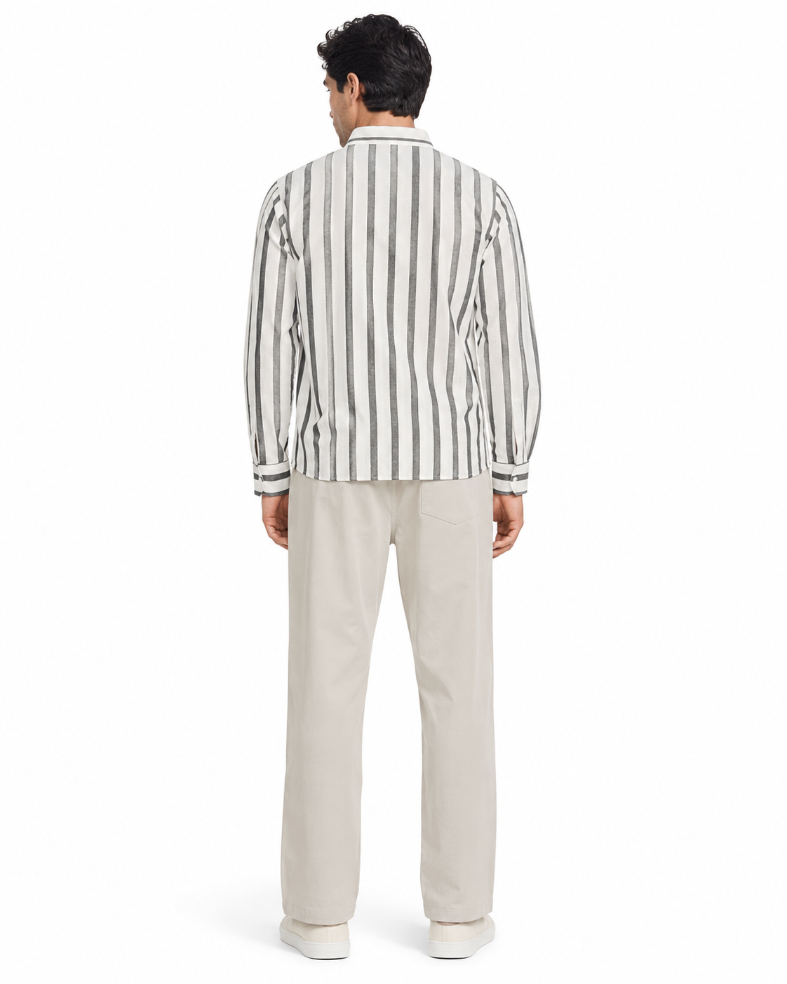 Men’s Striped Shirt & Pants Set thumb 3