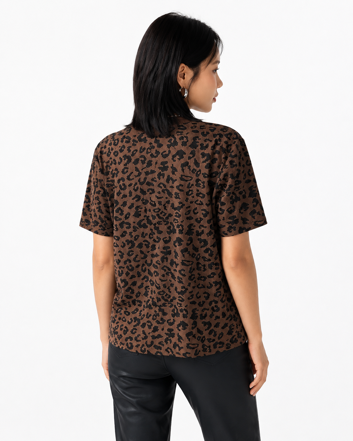 Leopard Print Short Sleeve T-Shirt thumb 3