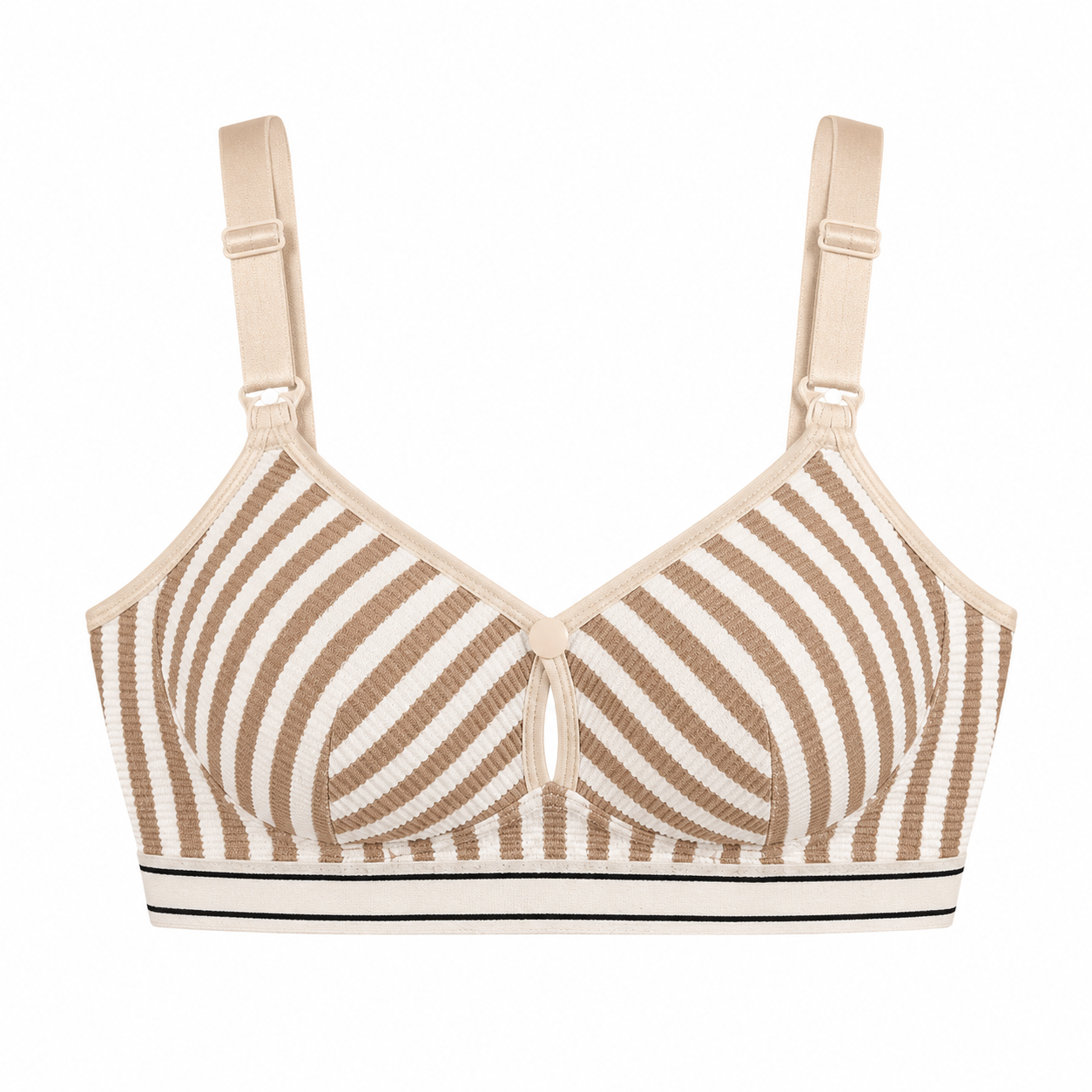 Maternity Striped Nursing Bra