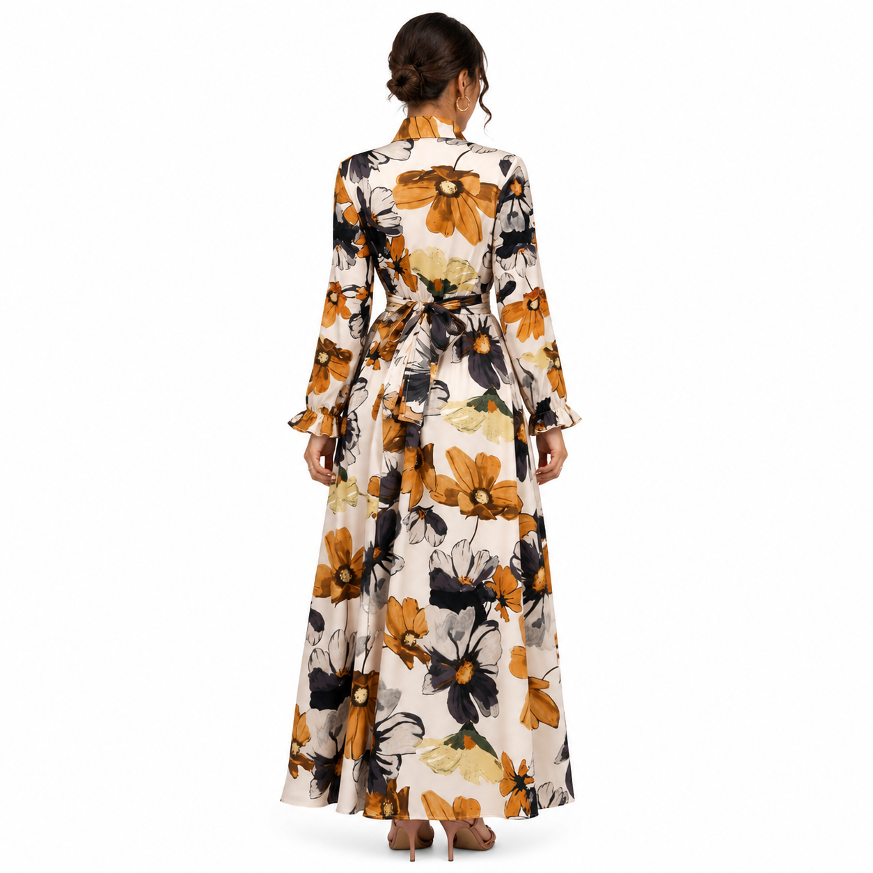 Women’s Multicolor Floral Maxi Dress thumb 3