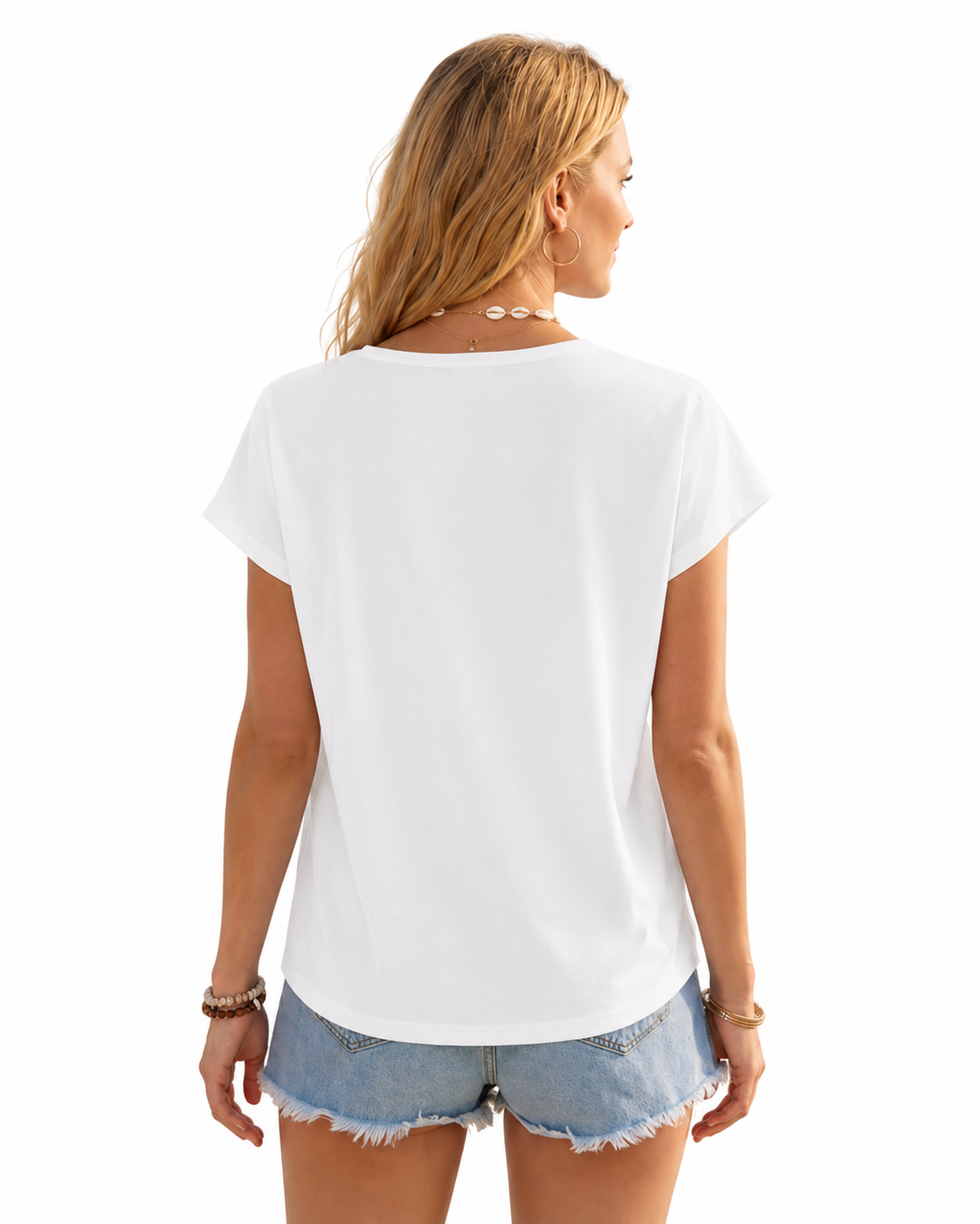 Casual Cute Yellow Girl Graphic Women Shirt, Suitable For Summer thumb 3