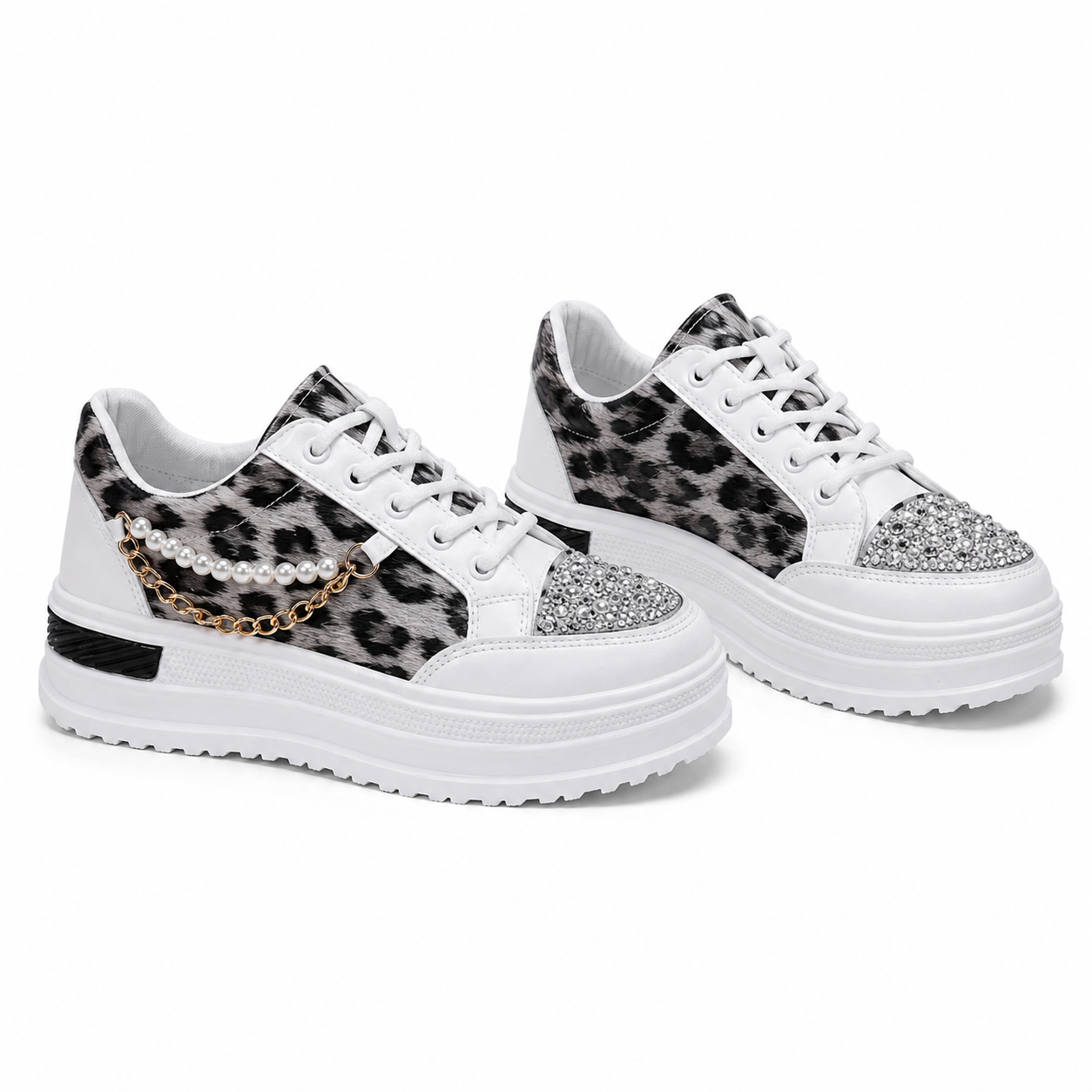 Women’s Shoes, 2025 Spring/Autumn New Thick Sole Versatile Chunky Sneakers thumb 2