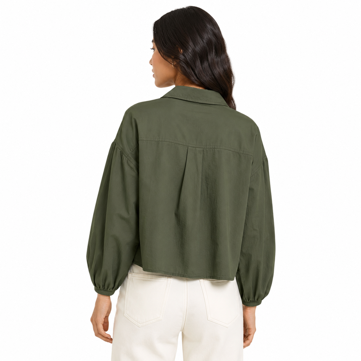 Women’s Casual Everyday Commute Versatile Solid Color Drop Shoulder Blouse thumb 3