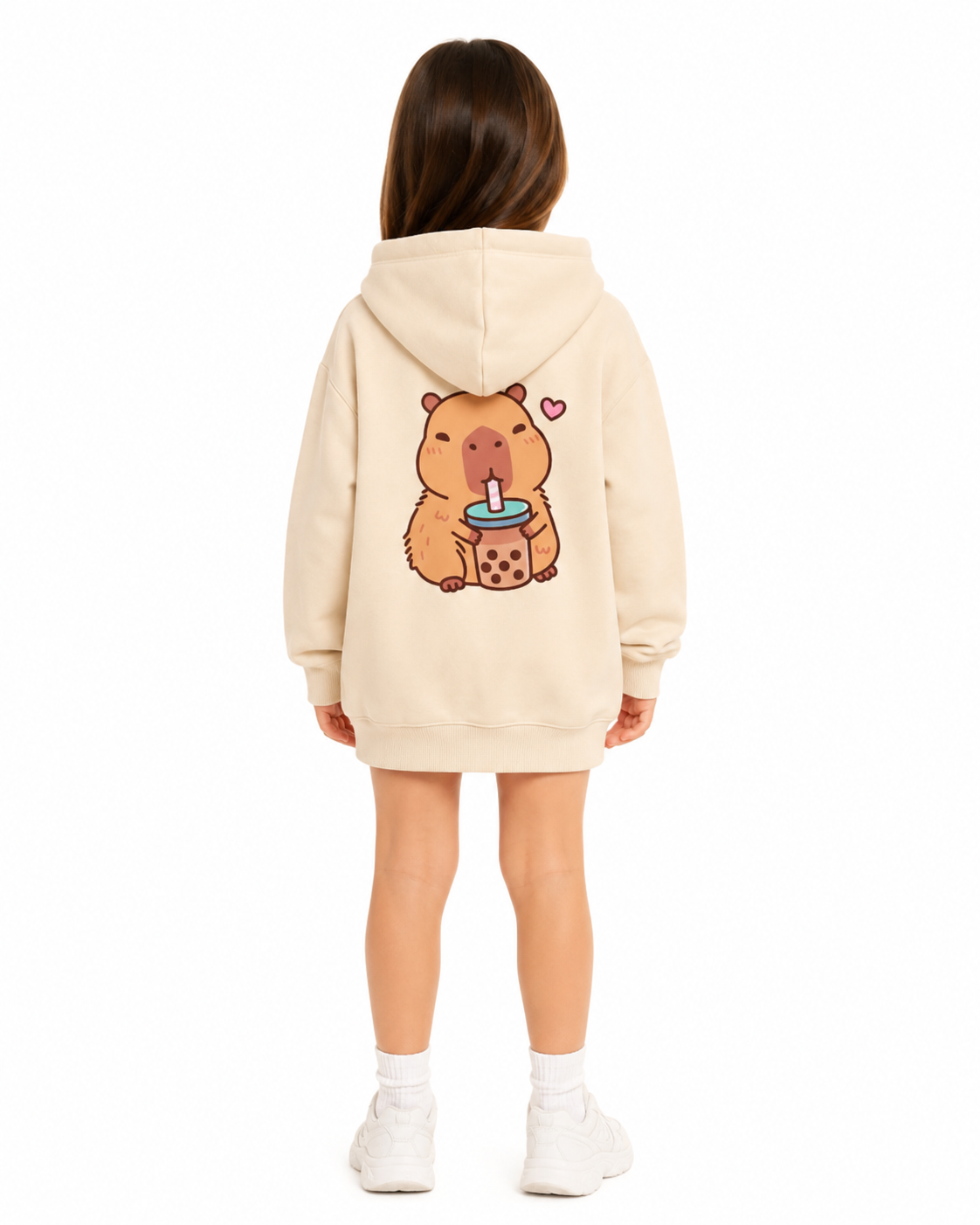 Tween Girls Casual Printed Pullover Sweatshirt, Thermal Lined thumb 3