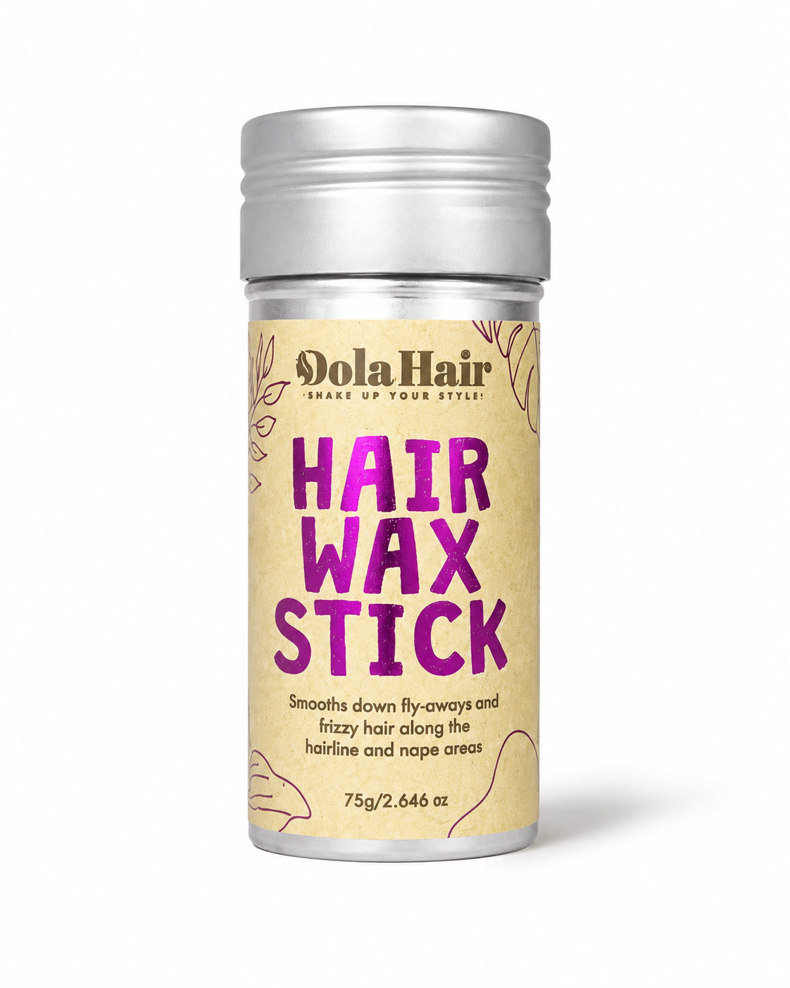 75g Styling Wax Stick, Suitable For Controlling Frizzy And Unruly Edges Of Hair