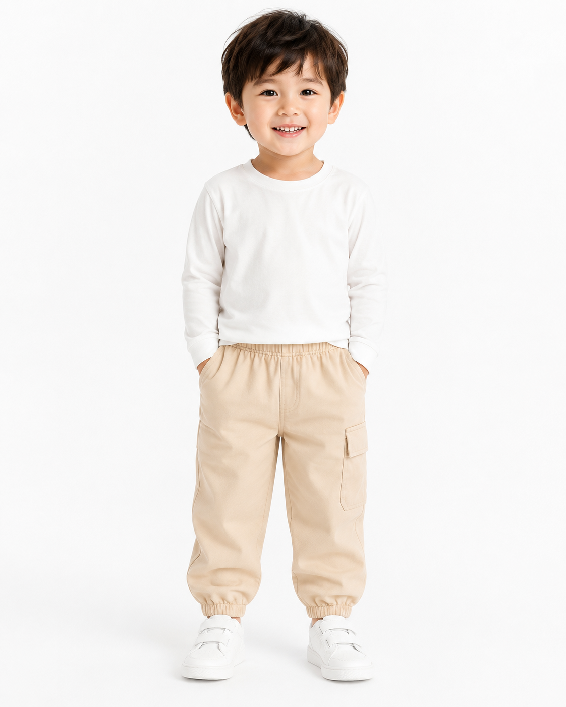 3pcs Toddler Cargo Pants thumb 2