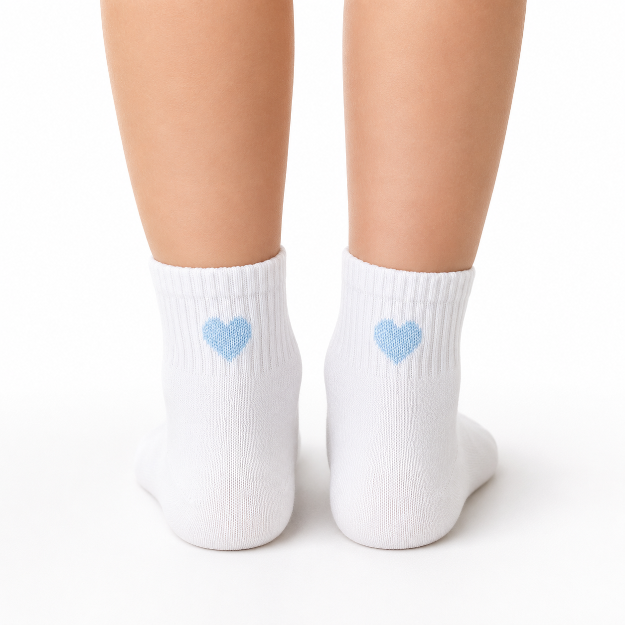 Kids Ankle Socks – 5 Pairs / Heart Design thumb 3