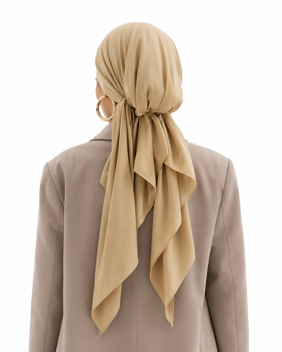 Women’s Solid Color Middle Eastern Classic Fashion Head Scarf thumb 3