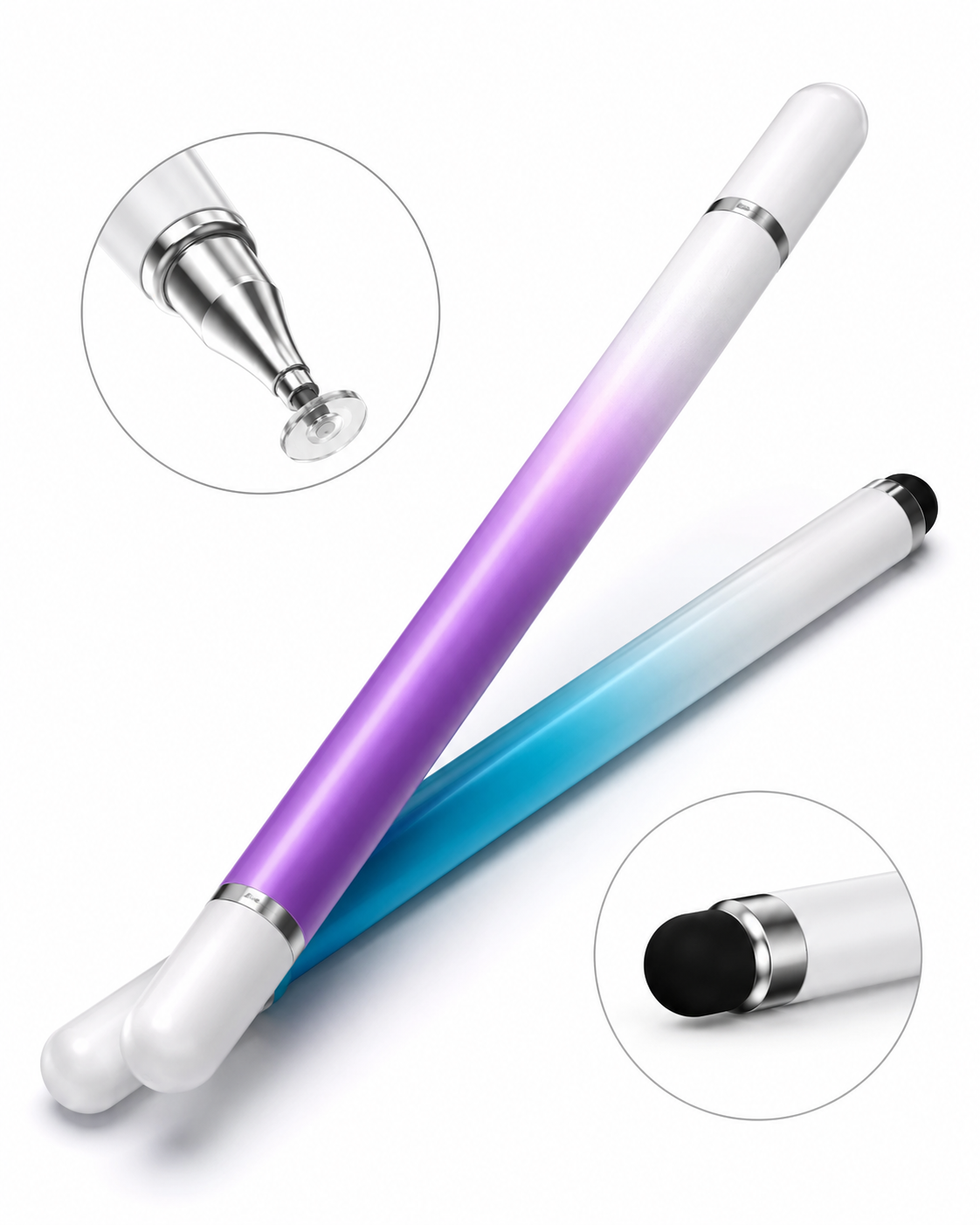 2-in-1 Stylus Pen for Smartphones/Tablets