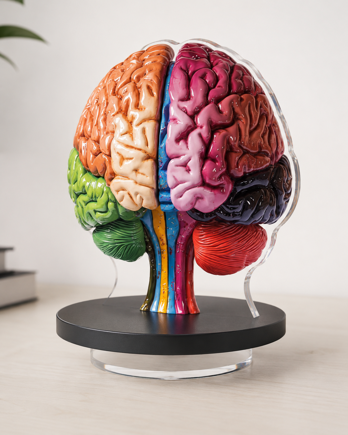 2D Rotating Anatomical Brain Model thumb 3